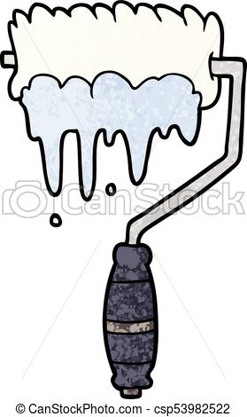 279x470 Cartoon Paint Roller.