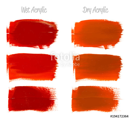 500x455 Vector Crimson Red Paint Smear Stroke Stain Set. Abstract Red