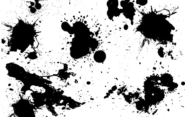 600x380 Grunge Paint Splatter Vectors Free Free Vector In Encapsulated