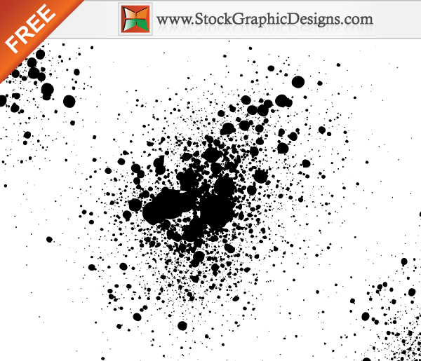 600x515 Paint Splatter Free Vector 123freevectors