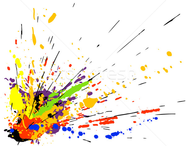 600x471 Paint Splatter Vector Illustration Robert Adrian Hillman (Tawng
