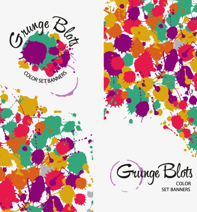 650x702 Vector Colorful Paint Splash Pattern, Paint Vector, Splash Vector