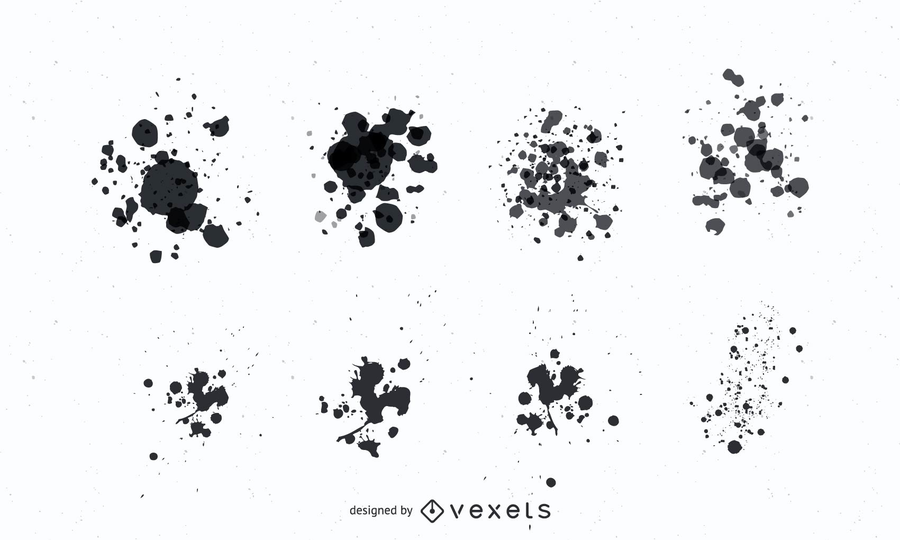 900x540 Grunge Paint Splatter Vectors