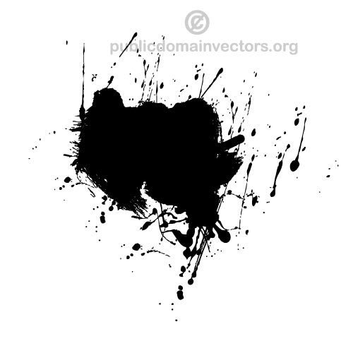 500x500 236 Free Vector Splatter Grunge Public Domain Vectors