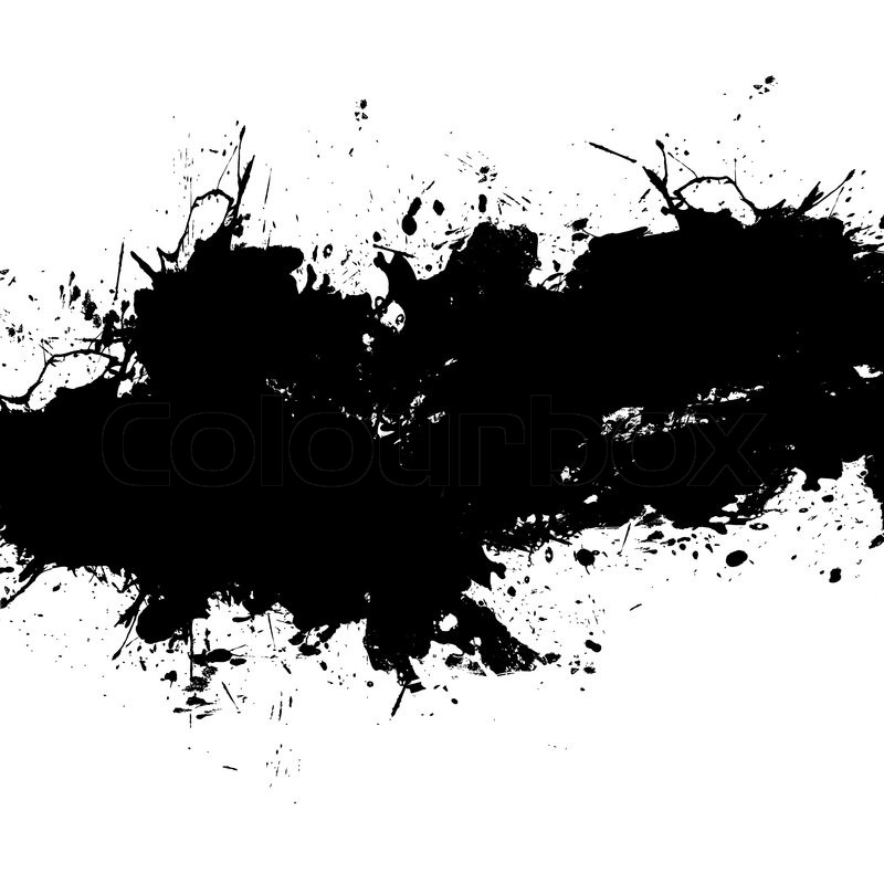 800x800 A Grungy Paint Or Ink Splatter Layout In Vector Format With