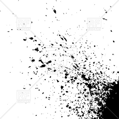 400x400 Black Explosion Paint Splatter Vector Image Vector Artwork Of