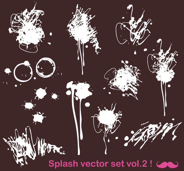 600x558 Free Vector Paint Splats Illustrations Paint