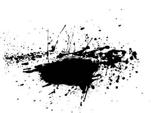 310x233 Paint Black Splatters Free Free Vectors Ui Download