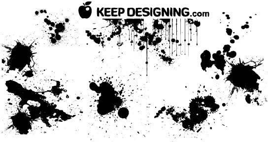 544x288 Paint Splatter Vector Free Vector In Encapsulated Postscript Eps
