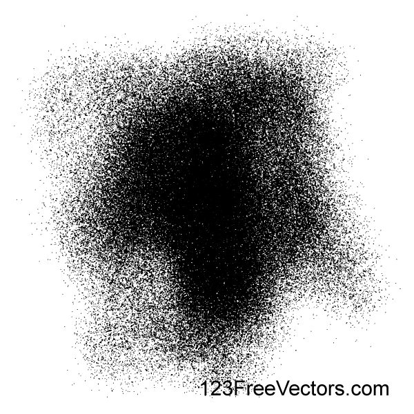 600x600 Vector Spray Paint Splatter Grunge Background