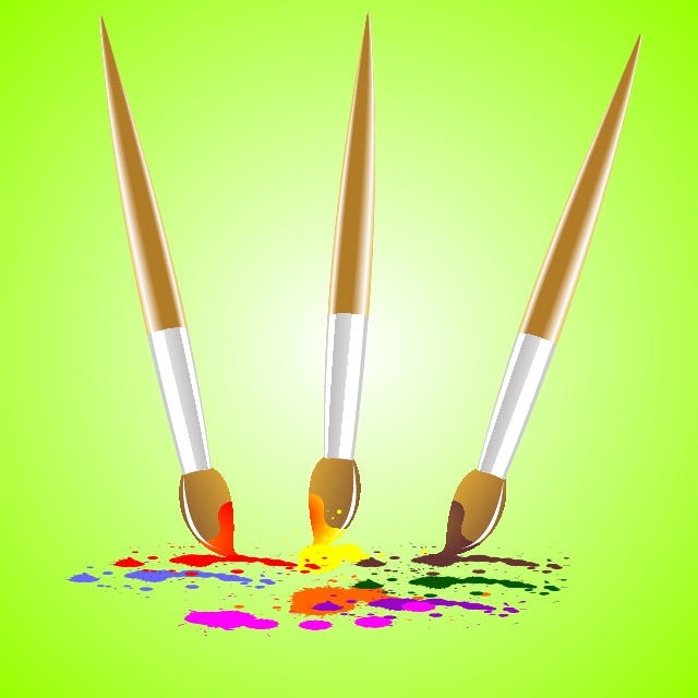 640x640 Paintbrushes Vector.eps Free Vectors Ui Download