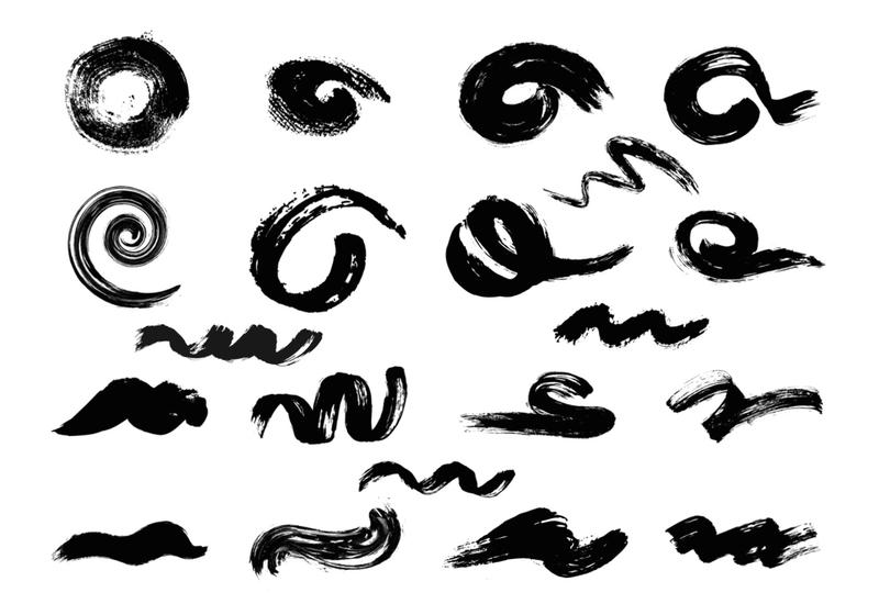 800x560 Paint Brush Stroke Free Vector Art