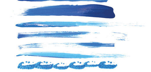 520x248 Paint Brush Stroke Vector Clipart Panda