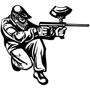 300x300 Paintball Marker Vector Silhouettes, Free Vectors