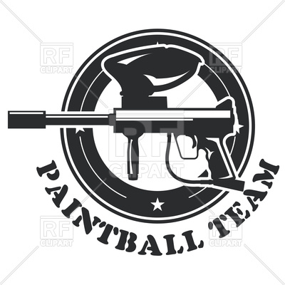 400x400 Paintball Emblem With Marker