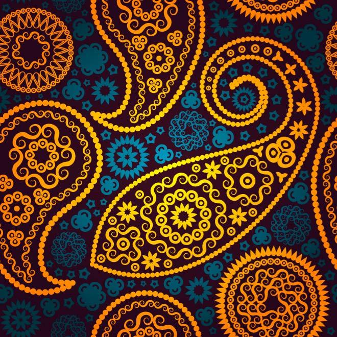660x660 Vintage Paisley Background Vector