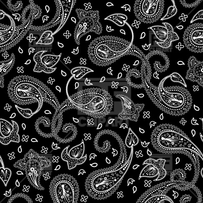 400x400 Oriental Seamless Paisley Pattern Vector Image Vector Artwork Of