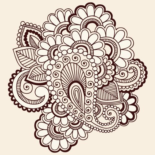 500x500 Paisley Vector And Paisley Vector Illustration 03 442x442