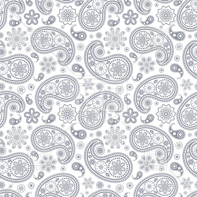 400x400 Seamless Paisley Pattern Vector Image Vector Artwork Of