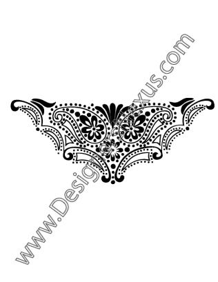 316x409 Vector Ornament Graphic Free Download V5 Symmetrical Ornament