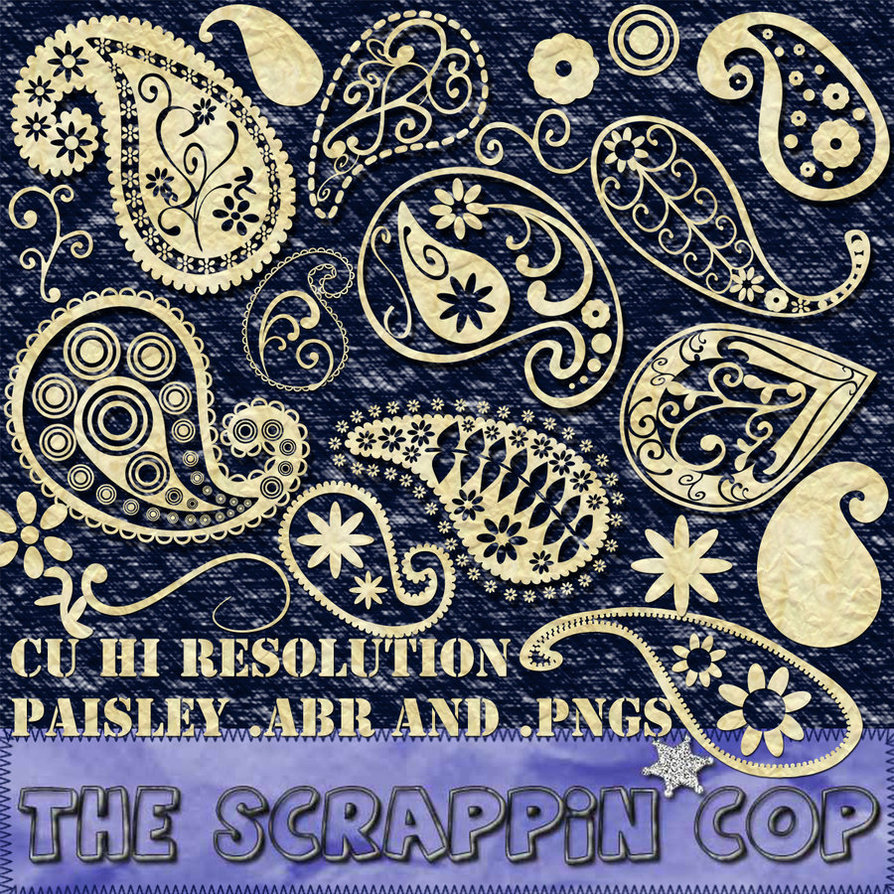 894x894 Free Paisley Pattern Photoshop Brush Vector Downloaded Free
