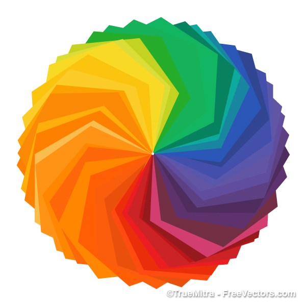 600x600 Download Free Vector Color Palette Vector Illustration