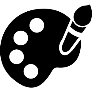 300x300 Paint Palette Vector Art Icon Web Icons Png