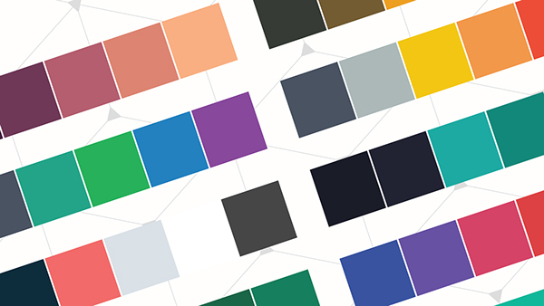 600x338 25 Flat Color Palette Free Vector On Behance