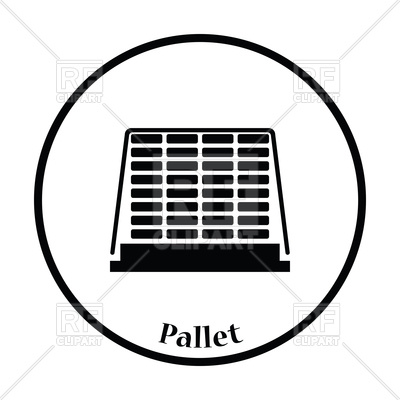 400x400 Icon Of Construction Pallet Vector Image Vector Artwork Of Icons