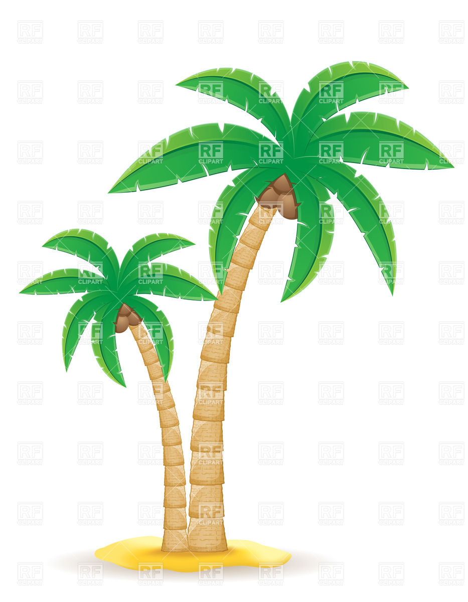 933x1200 Palm Tree On The Sand Vector Image Vector Artwork Of Plants And