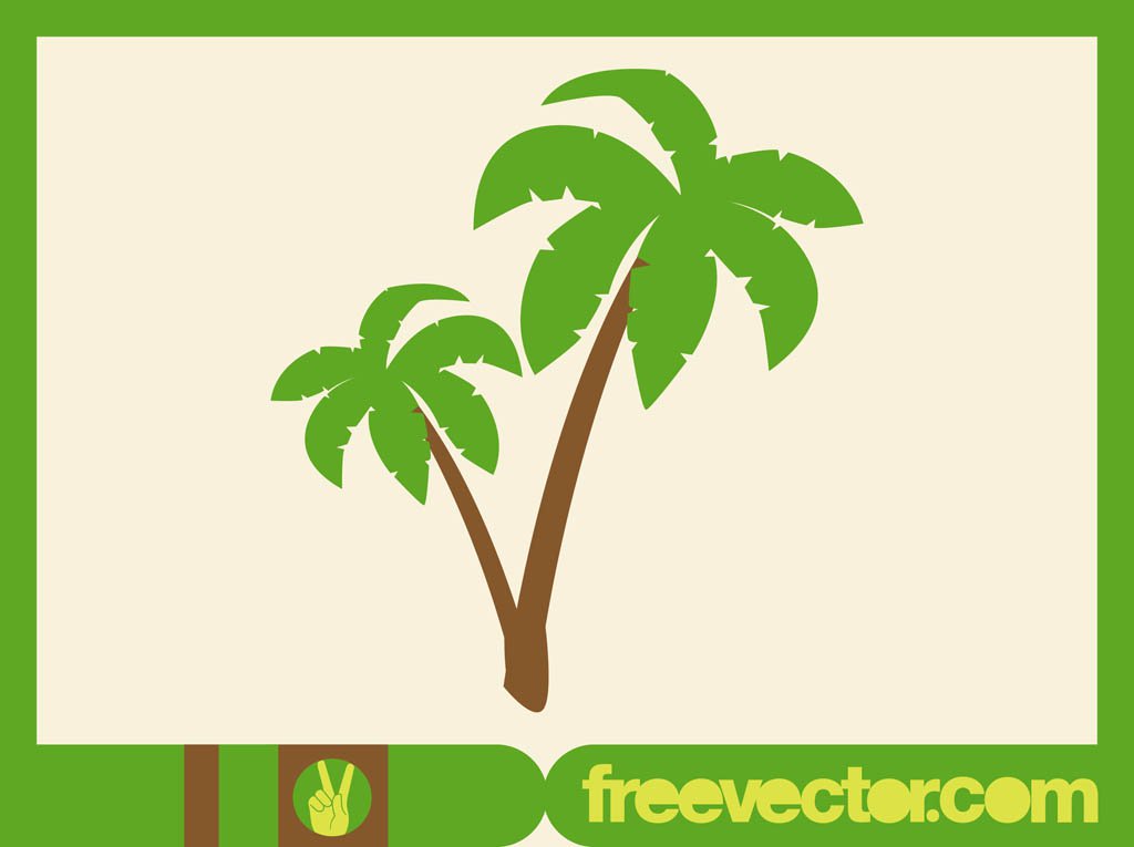 1024x765 Palm Trees Vector Vector Art Amp Graphics
