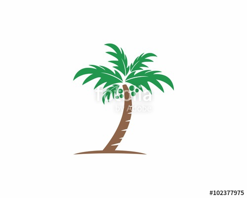 500x400 Coconutpalm Tree Logo Stock Image And Royalty Free Vector Files
