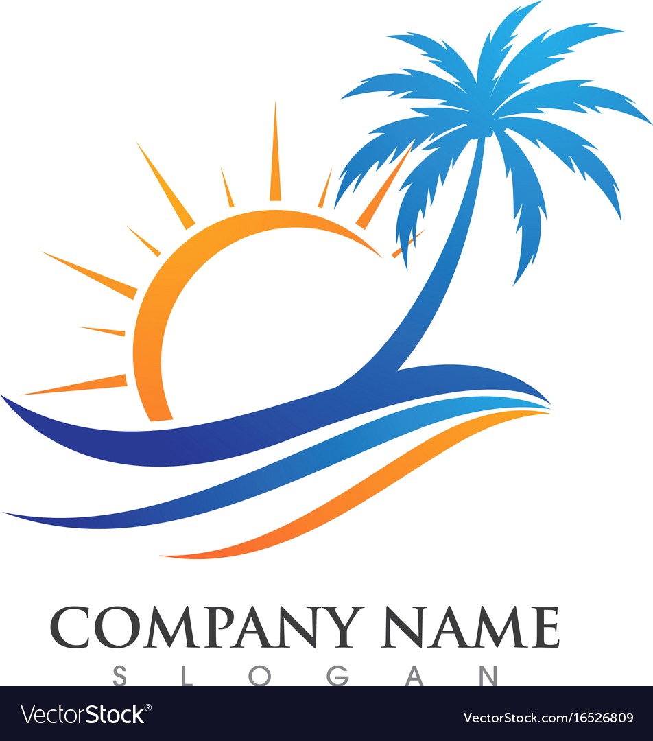 952x1080 Depositphotos 134767284 Stock Illustration Palm Tree Logo Template