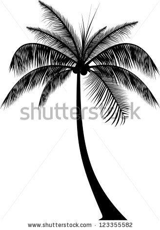 328x470 Palm Trees Vector Art Free Realistic Palm Tree Silhouette Stock