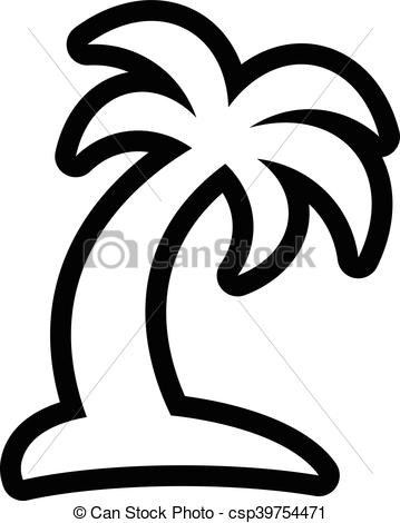 359x470 Tropical Palm Tree Vector.
