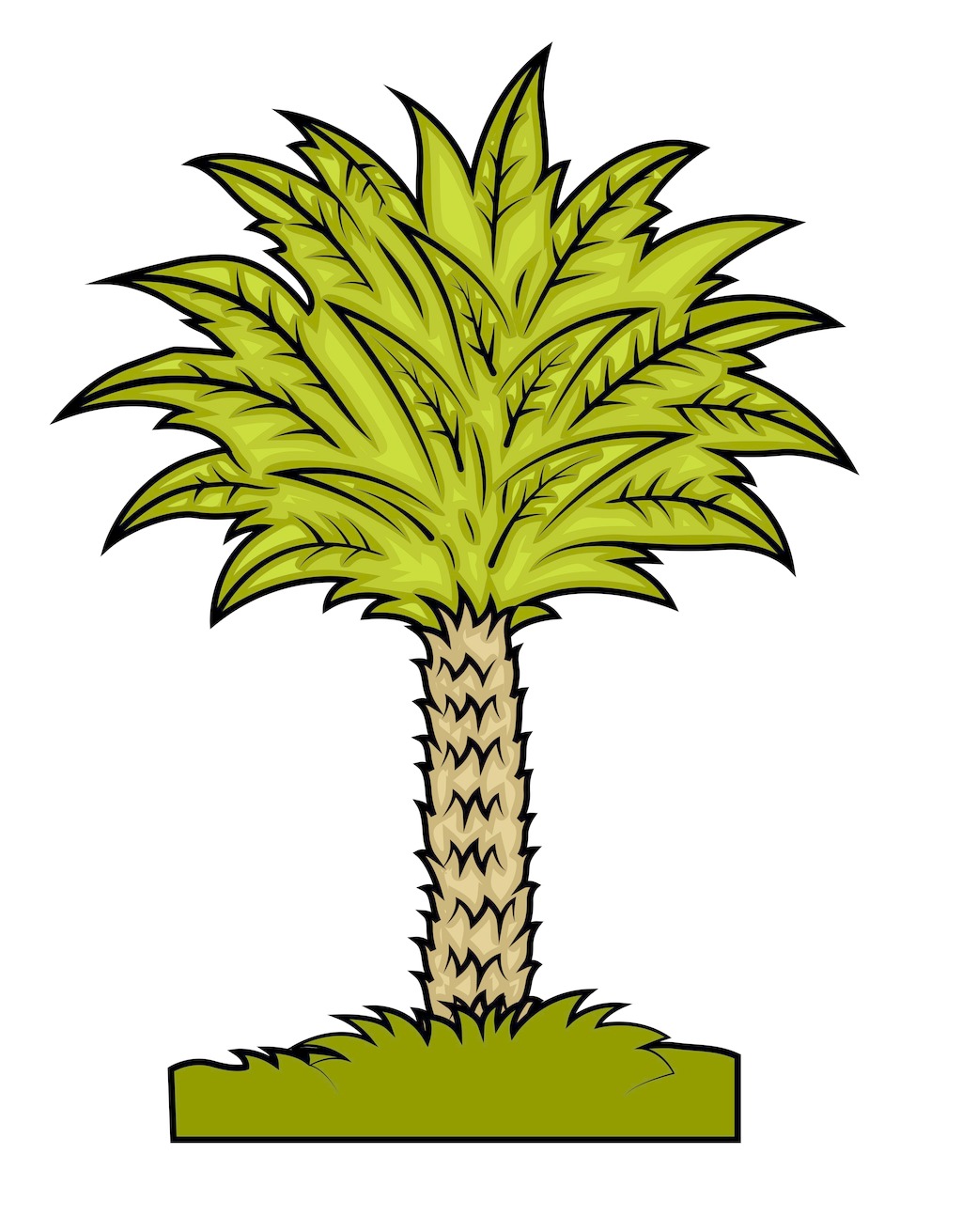 1024x1311 Vectorial Palm Tree Vector Free Download Eps Files
