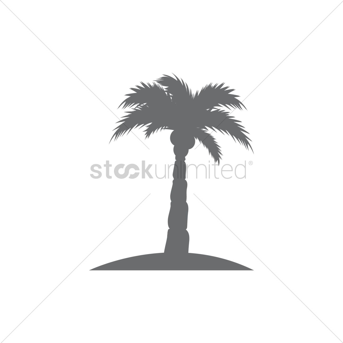1300x1300 Coconut Tree Vector Image