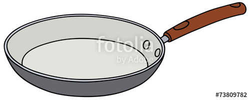 500x200 Hand Drawing Of A Ceramic Pan