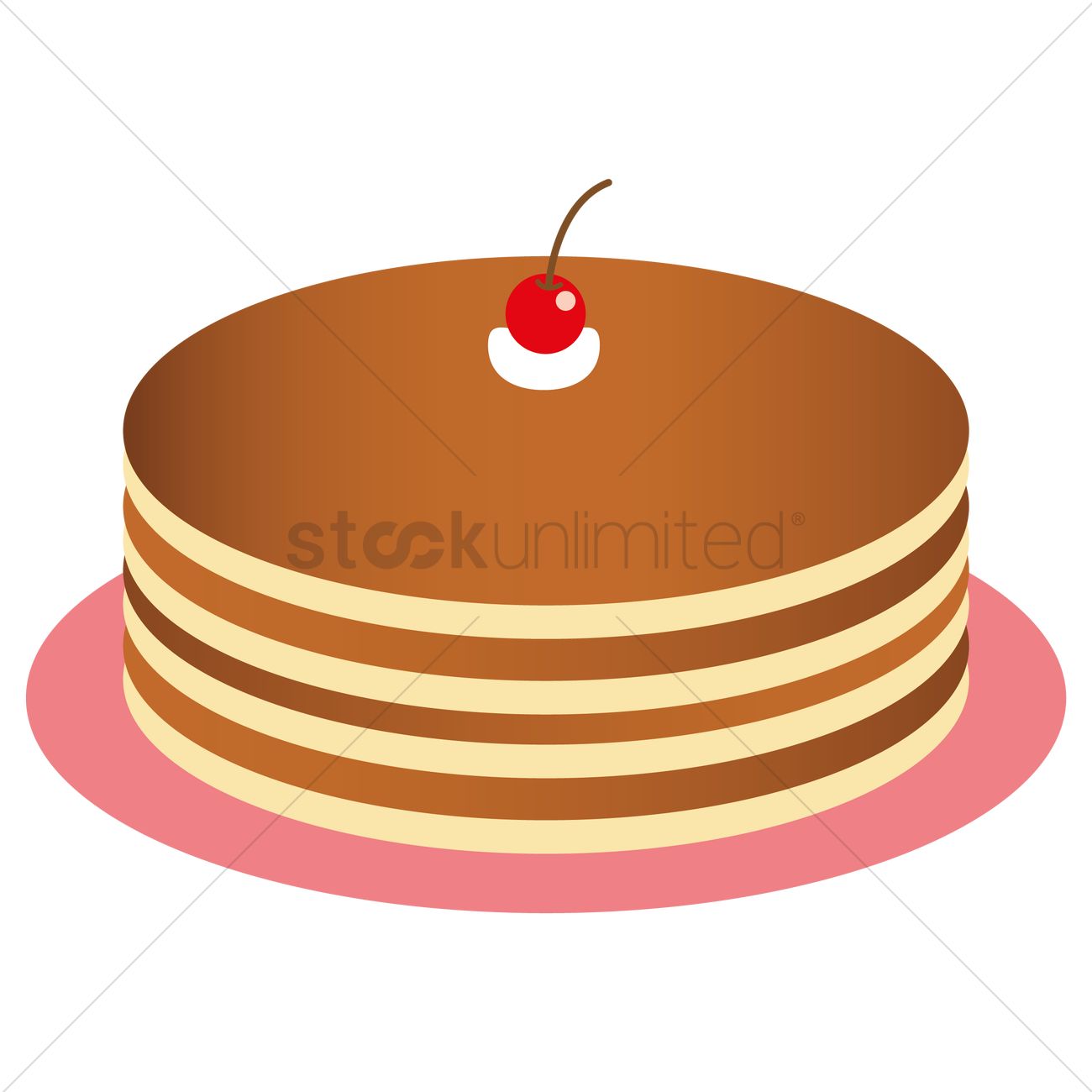 1300x1300 Pancake Vector Image