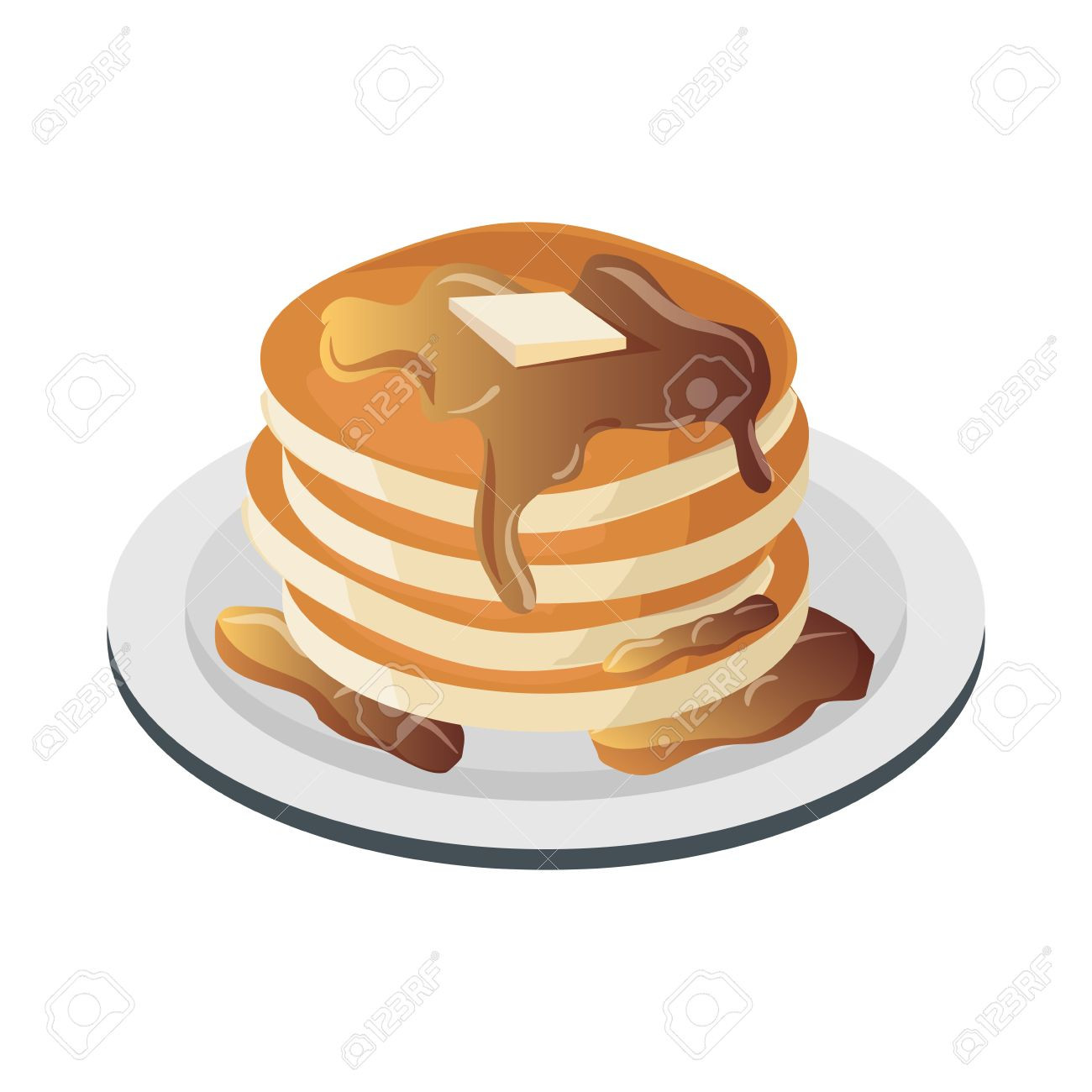 1300x1300 The Pancake Stock Vector Art More Images Of Abstract 903707684 For