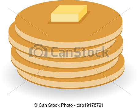 450x352 Pancake Clipart Vector