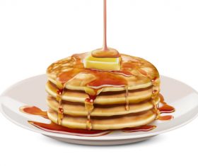 280x235 Pancake Vector