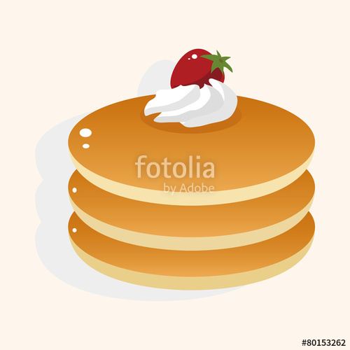 500x500 Pancake Theme Elements Stock Image And Royalty Free Vector Files