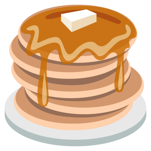 512x512 19 Pancake Vector Syrup Drawing Huge Freebie! Download For