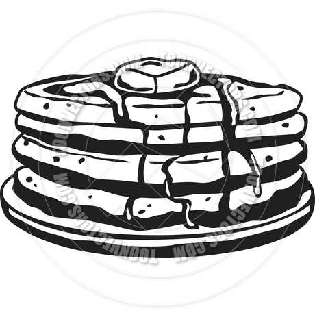 460x460 Cartoon Pancakes Vector Clipart Panda