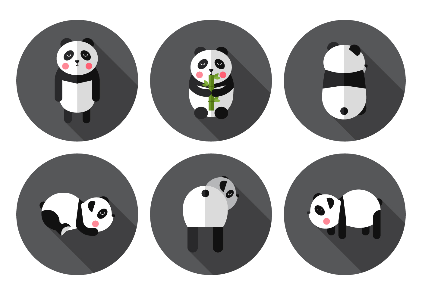 1400x980 Panda Free Vector Art