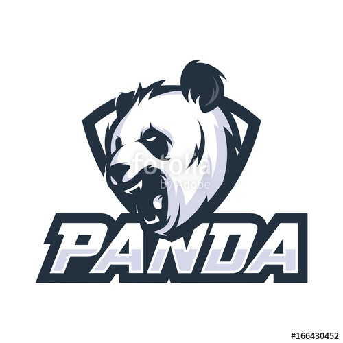 500x500 Panda Vector Logo Illustration Stock Image And Royalty Free