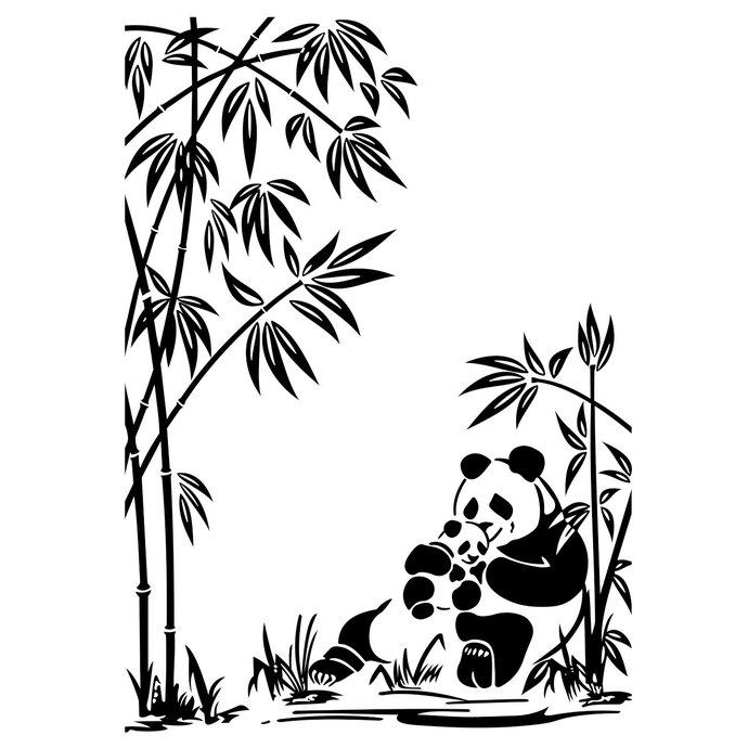 690x690 Panda Bear, Baby Panda Graphics Design Svg By Vectordesign On Zibbet