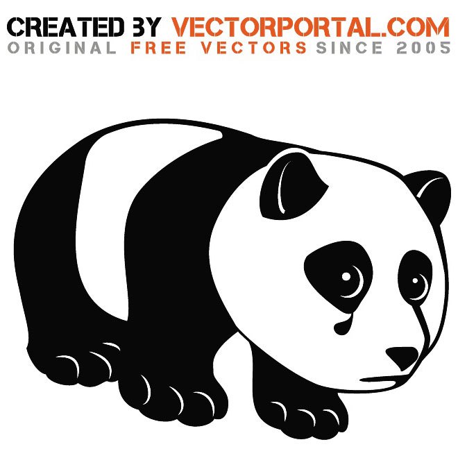 660x660 Sad Panda Graphics Free Vector 123freevectors