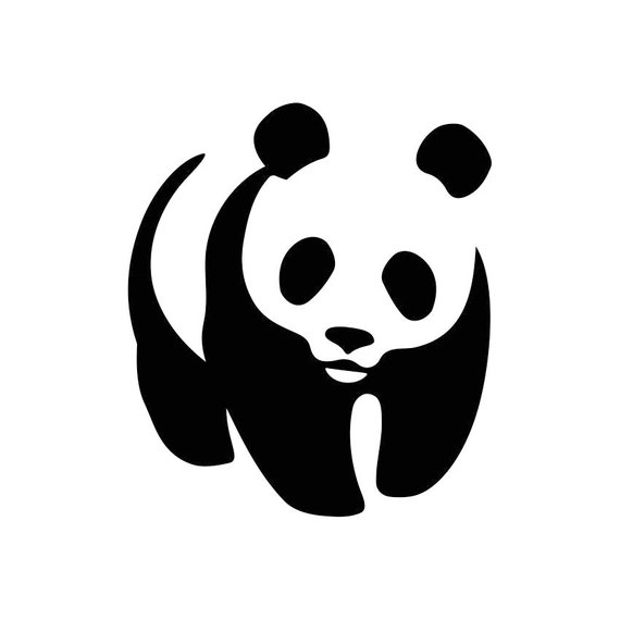 570x570 Panda Bear Cute Graphics Svg Dxf Eps Png Cdr Ai Pdf Vector Art Etsy